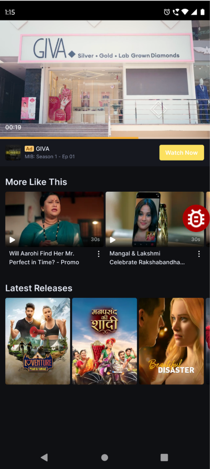 GIVA episode playing